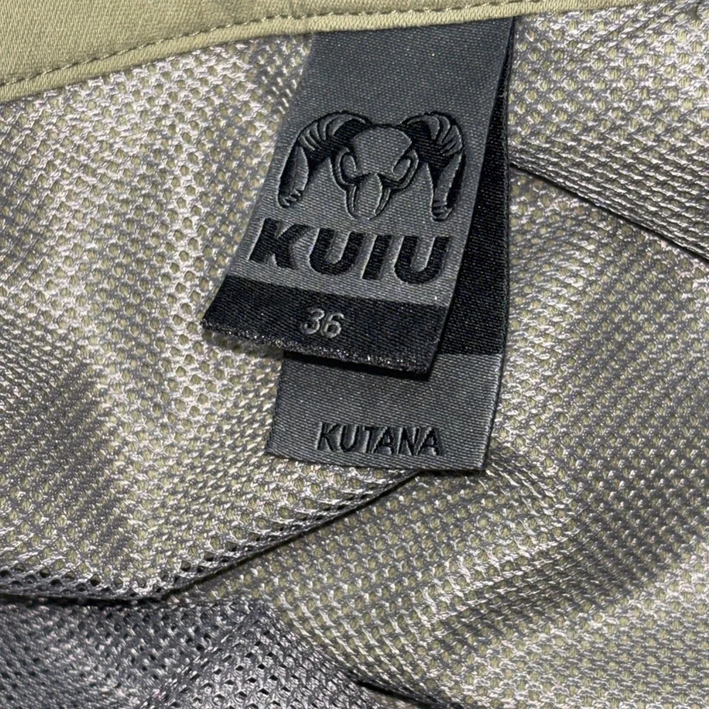 Kuiu Kutana Flat Front Chino Hybrid Shorts Mens Size 36 NWOT